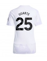 Manchester United Manuel Ugarte #25 Vieraspaita Naisten 2025-26 Lyhythihainen